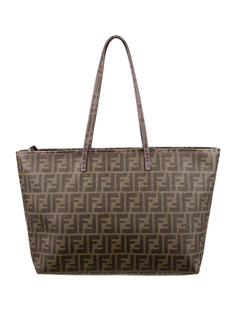 fendi signature roll tote|fendi zucca roll tote.